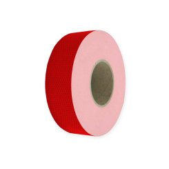 Reflexná páska na pevný podklad 10 m - červená
