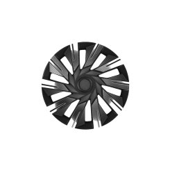 Puklice TECNA 16 chrom / black